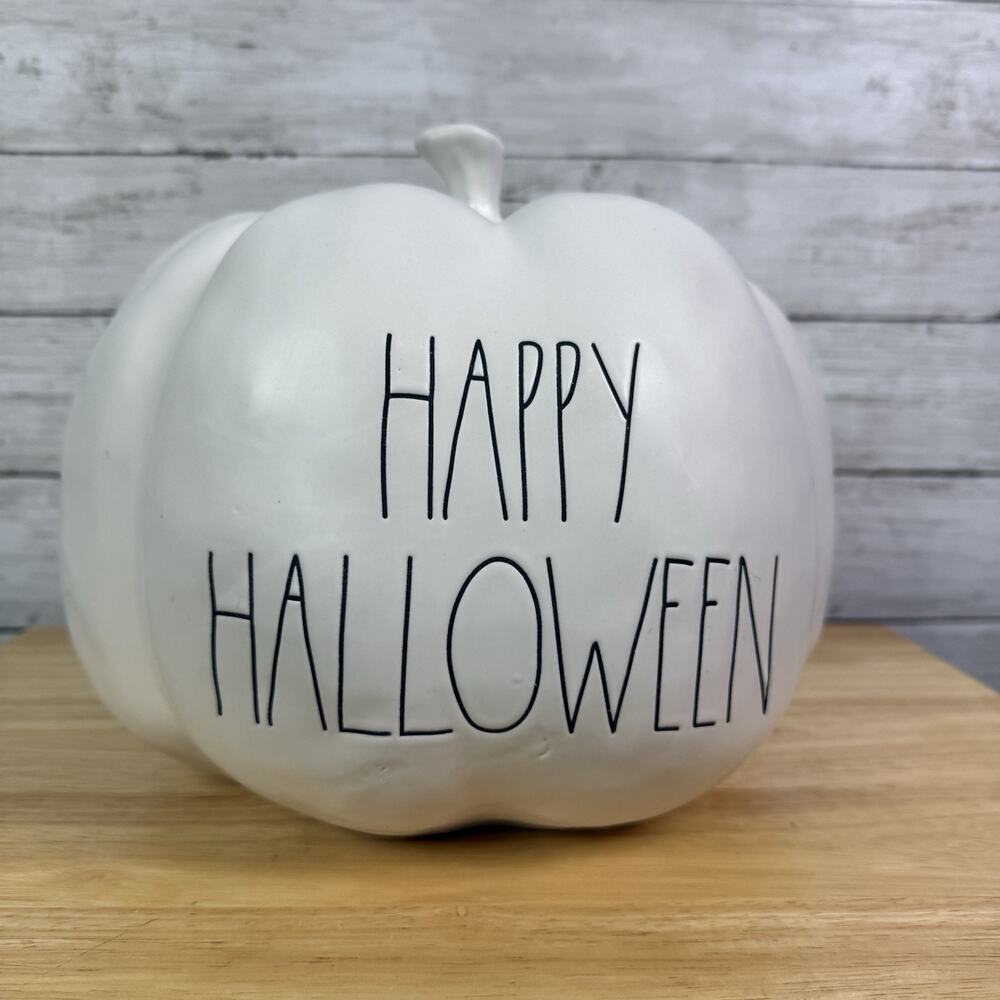 Rae Dunn Happy Halloween Pumpkin